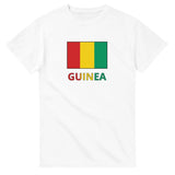 T-shirt drapeau guinée texte - pixelforma