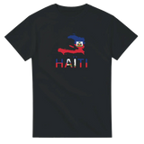 T-shirt drapeau haïti en carte - pixelforma