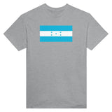 T-shirt drapeau honduras brodé en coton mélangé