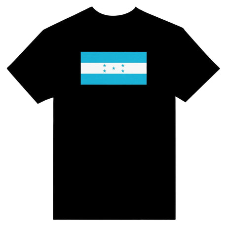 T-shirt drapeau honduras brodé en coton mélangé