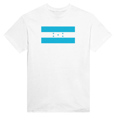 T-shirt drapeau honduras brodé en coton mélangé