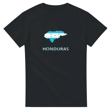 T-shirt drapeau honduras en carte - pixelforma