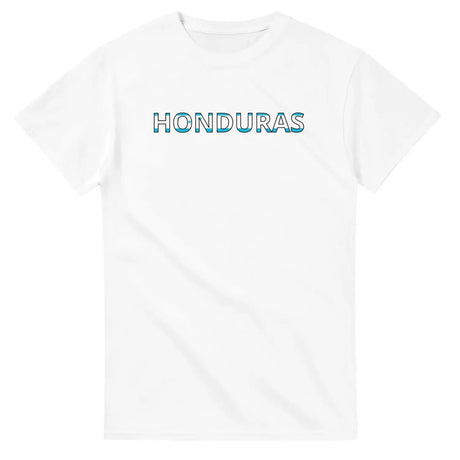 T-shirt drapeau honduras en écriture - pixelforma