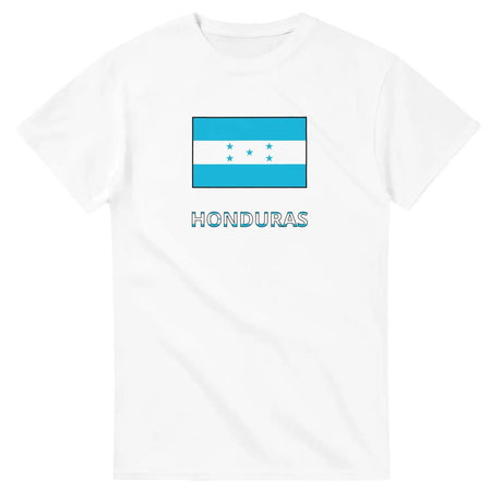 T-shirt drapeau honduras en texte - pixelforma