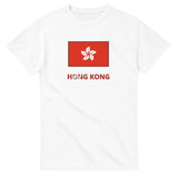 T-shirt drapeau hong kong en texte - pixelforma