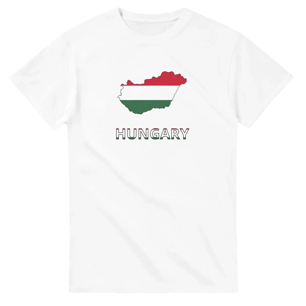 T-shirt drapeau hongrie carte - pixelforma