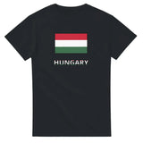 T-shirt drapeau hongrie texte - pixelforma