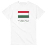 T-shirt drapeau hongrie texte - pixelforma