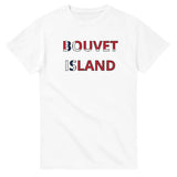 T-shirt drapeau île bouvet - pixelforma