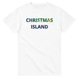 T-shirt drapeau île christmas - pixelforma