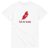 T-shirt drapeau île de man en cartez - pixelforma