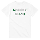 T-shirt drapeau île norfolk - pixelforma