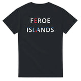 T-shirt drapeau îles féroé - pixelforma