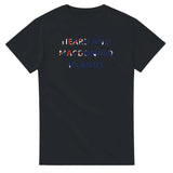 T-shirt drapeau îles heard-et-macdonald - pixelforma