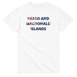 T-shirt drapeau îles heard-et-macdonald - pixelforma