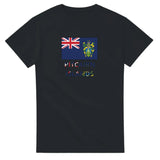 T-shirt drapeau îles pitcairn texte - pixelforma