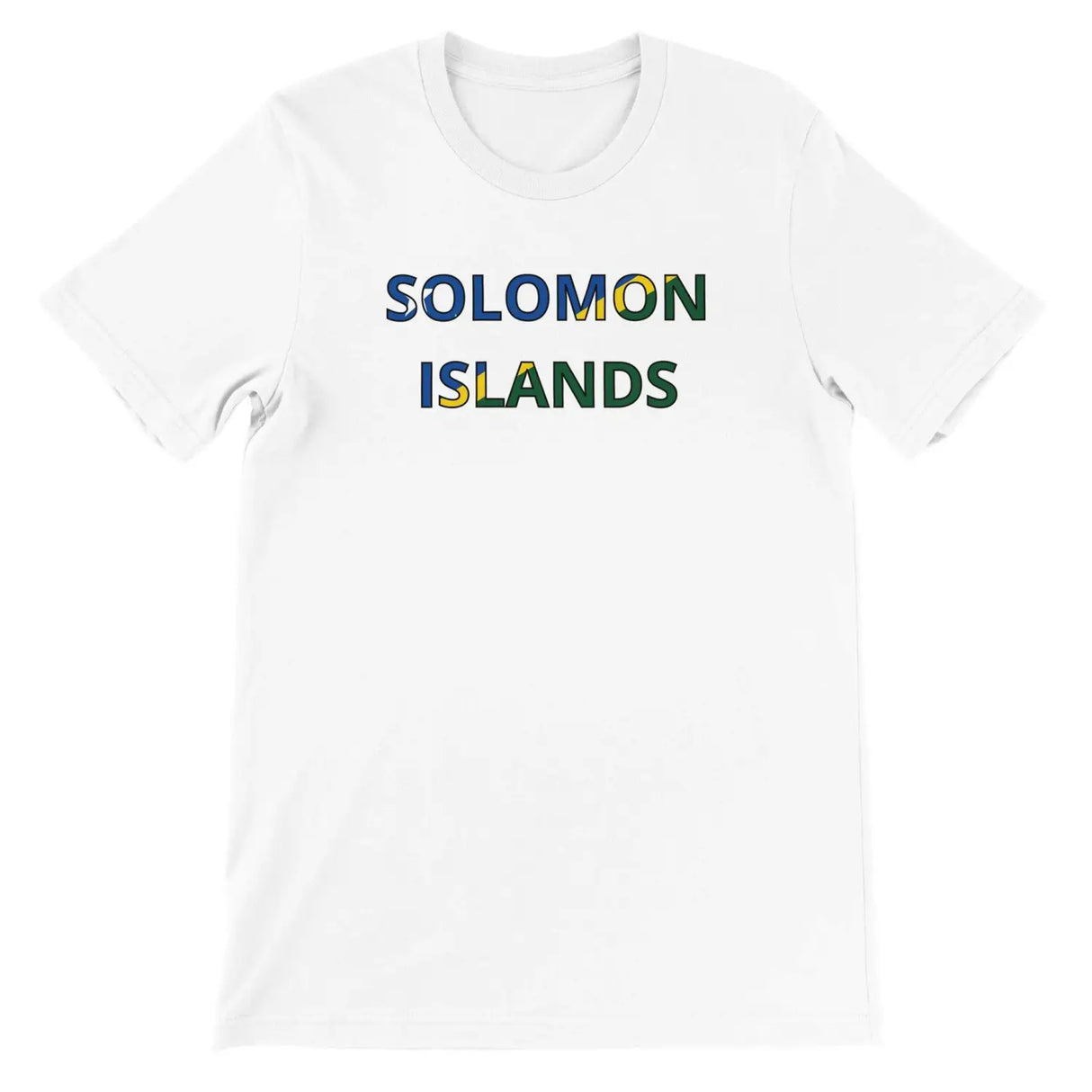 T-shirt drapeau îles salomon - pixelforma