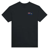 T-shirt drapeau îles turques-et-caïques broderie coton