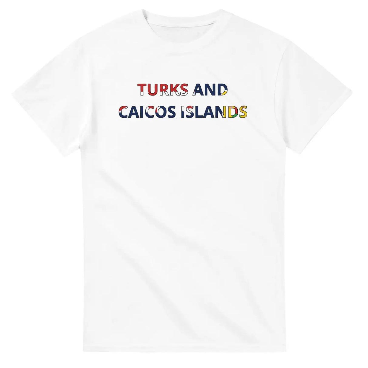 T-shirt drapeau îles turques-et-caïques - pixelforma