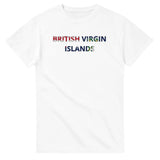 T-shirt drapeau îles vierges britanniques - pixelforma