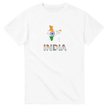 T-shirt drapeau inde carte - pixelforma