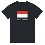 T-shirt drapeau indonésie en texte - pixelforma