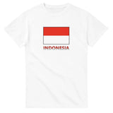 T-shirt drapeau indonésie texte - pixelforma