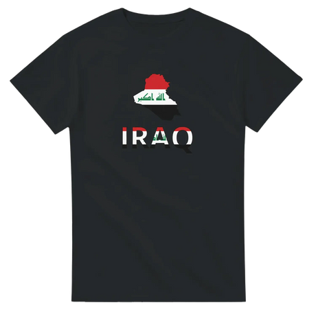 T-shirt drapeau irak carte - pixelforma