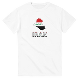 T-shirt drapeau irak en carte - pixelforma