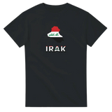 T-shirt drapeau irak en carte - pixelforma