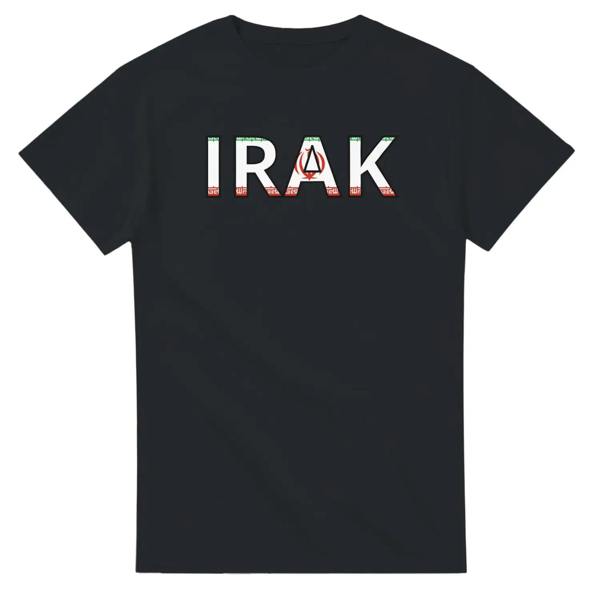 T-shirt drapeau irak en écriture - pixelforma