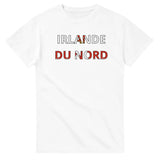 T-shirt drapeau irlande du nord en écriture - pixelforma