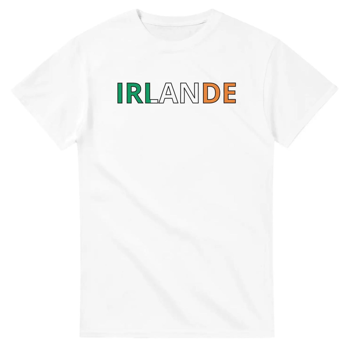 T-shirt drapeau irlande en écriture - pixelforma