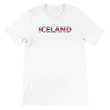 T-shirt drapeau islande - pixelforma