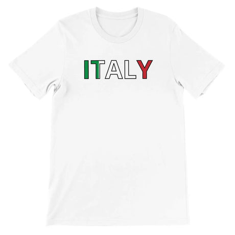 T-shirt drapeau italie - pixelforma