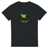 T-shirt drapeau jamaïque carte - pixelforma