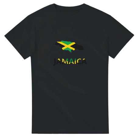 T-shirt drapeau jamaïque carte - pixelforma