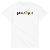 T-shirt drapeau jamaïque en écriture - pixelforma