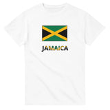 T-shirt drapeau jamaïque texte - pixelforma