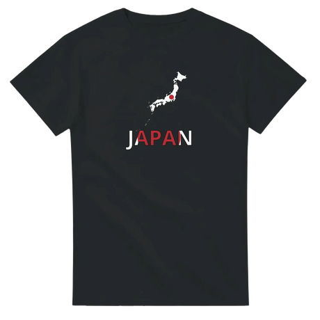 T-shirt drapeau japon carte - pixelforma