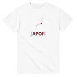 T-shirt drapeau japon en carte - pixelforma