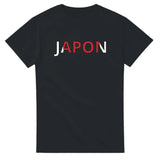 T-shirt drapeau japon en écriture - pixelforma