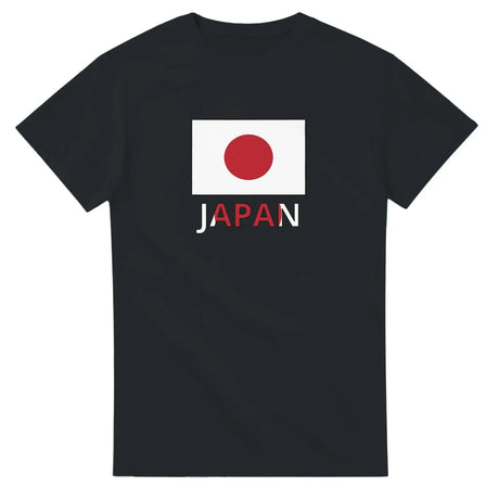 T-shirt drapeau japon texte - pixelforma