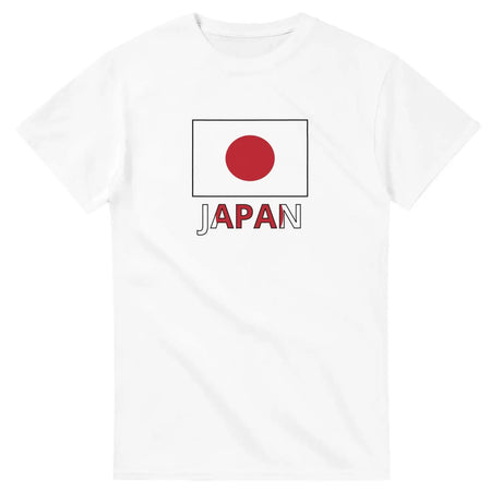 T-shirt drapeau japon texte - pixelforma