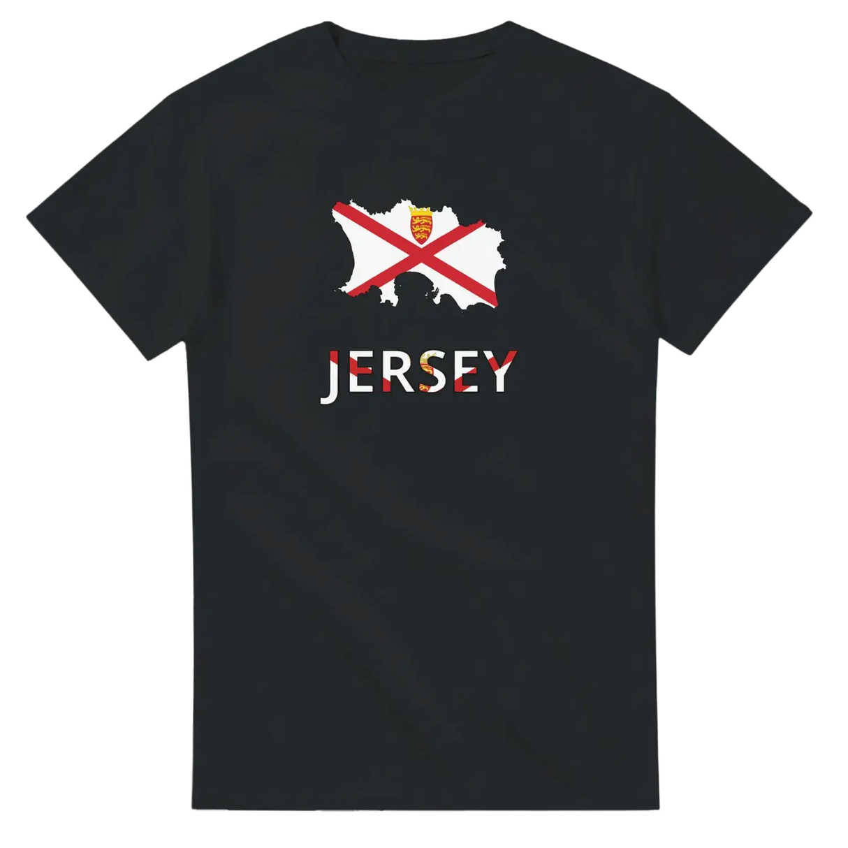 T-shirt drapeau jersey en carte - pixelforma