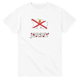 T-shirt drapeau jersey en carte - pixelforma