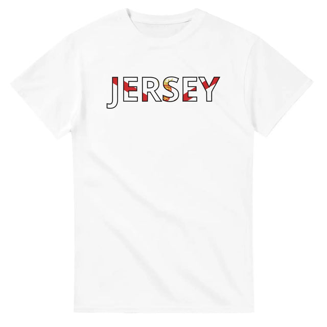 T-shirt drapeau jersey en écriture - pixelforma