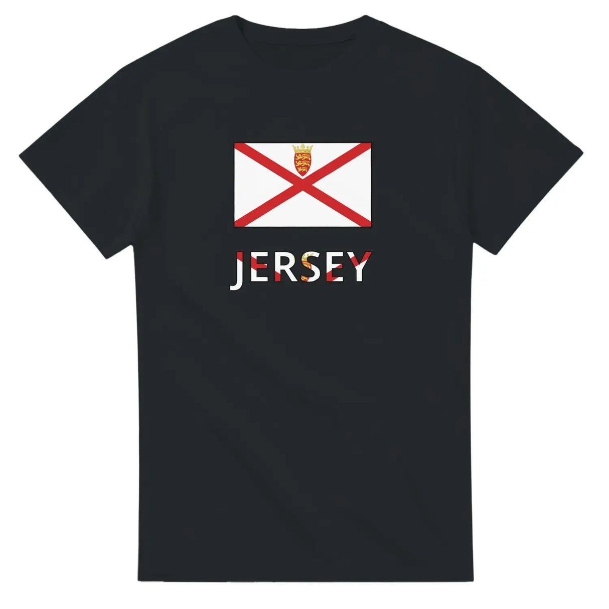 T-shirt drapeau jersey en texte - pixelforma