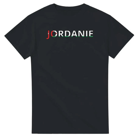 T-shirt drapeau jordanie en écriture - pixelforma