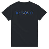 T-shirt drapeau kosovo en écriture - pixelforma